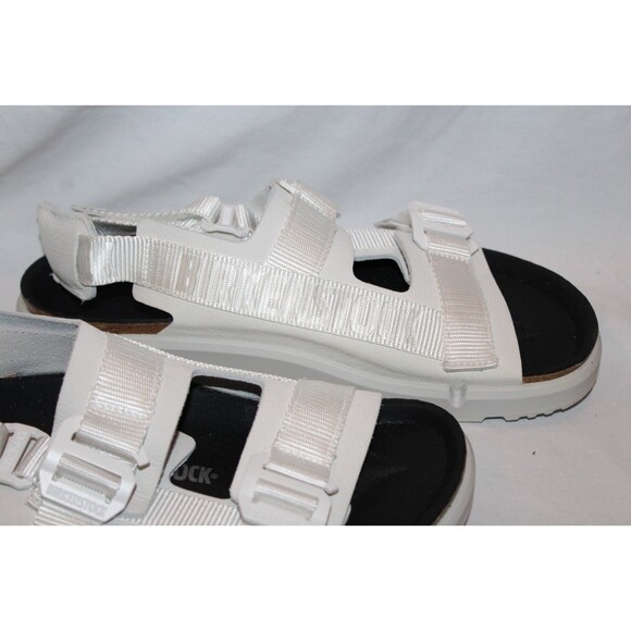 Birkenstock Shinjuku Leather Textile Men\'s Sandals NEW $230 WHITE EU 45 REGULAR main image 6